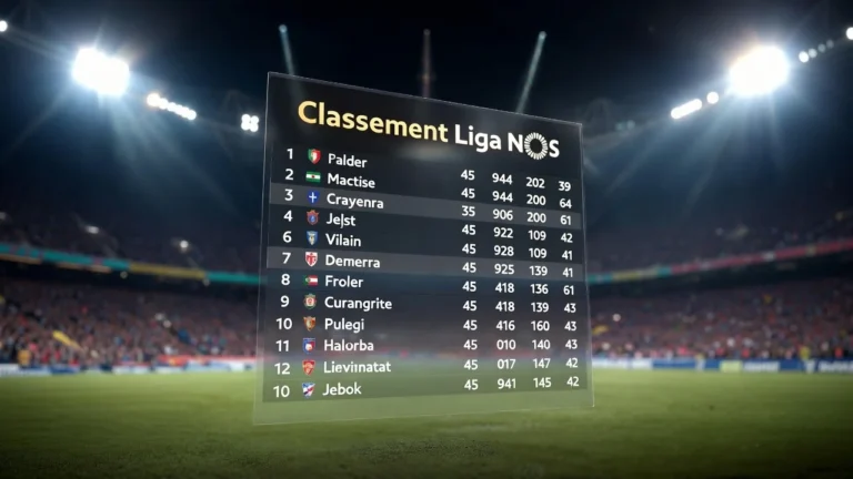 Classement Liga NOS